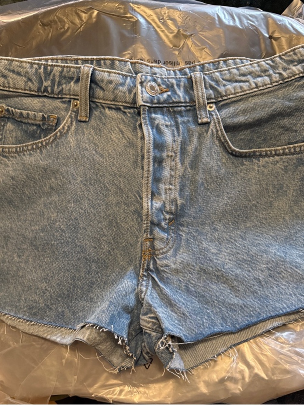 H&M Light Blue Denim Cutoff Shorts